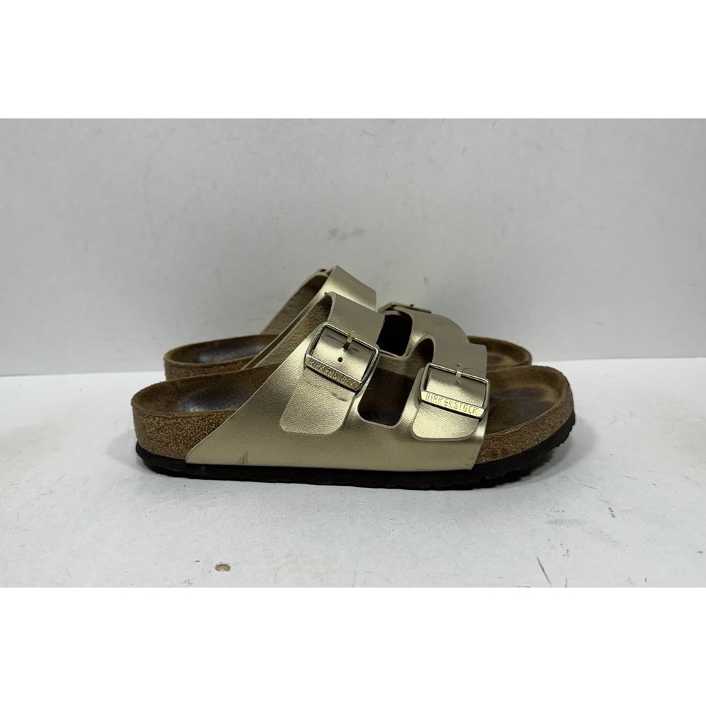 Birkenstock Arizona Gold Metallic Sandals Slides Women's Size 7 / 38